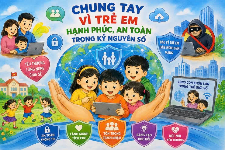 tre em hanh phuc an toan vung buoc trong ky nguyen so
